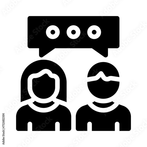 communications glyph icon