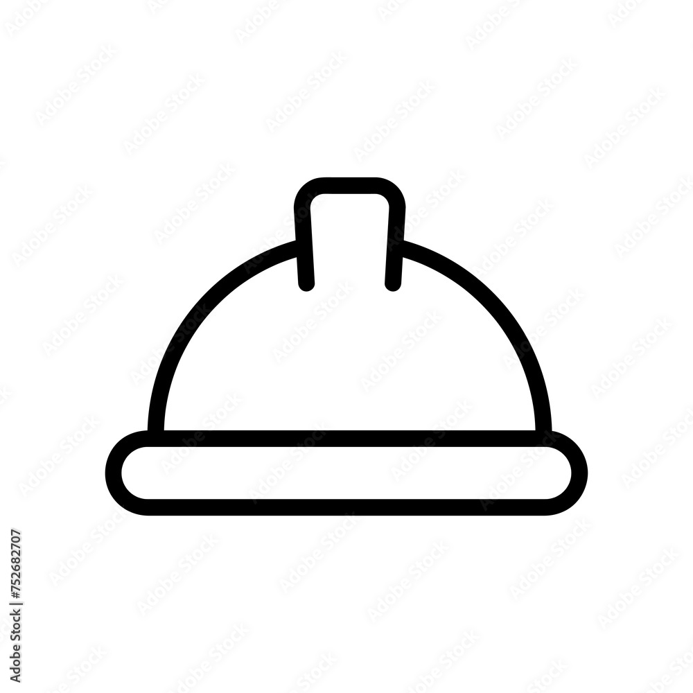 helmet vector thin line icon simple illustration on white background..eps helmet vector thin line icon simple illustration on white background..eps