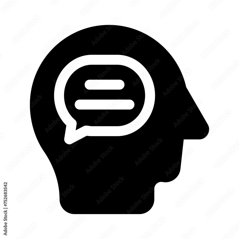 thought leadership glyph icon thought leadership glyph icon