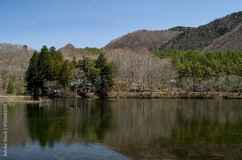 福島県　観音沼の風景