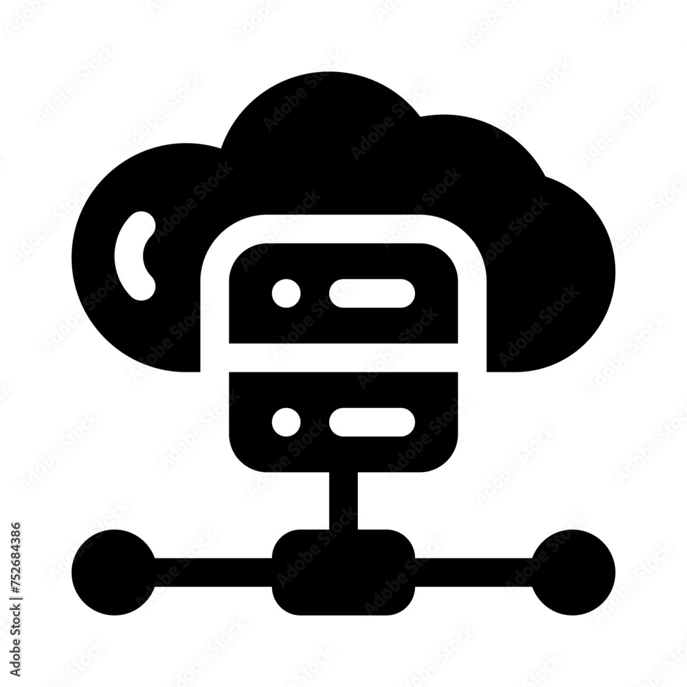 hosting glyph icon hosting glyph icon