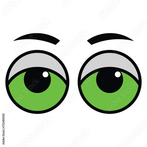 Cartoon eyes icon design, illustration design