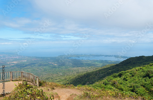 Beautiful Landscape View from Mombacho Volcano, Nicaragua photo