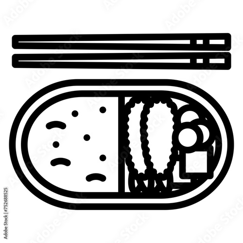 bento lunch box icon 