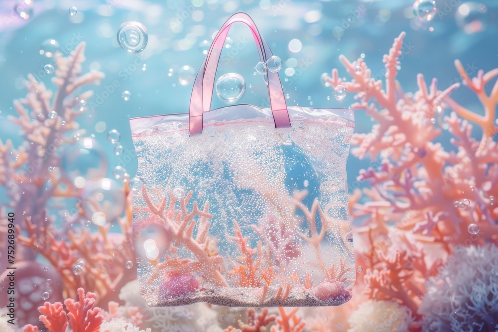 Fate Vision Bag in Coral main image 1