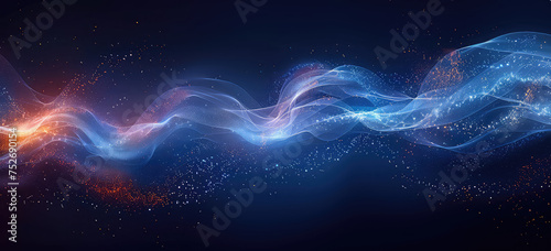 Abstract background with smoke, Background for graphics use. Created with Ai © Artistic Assets