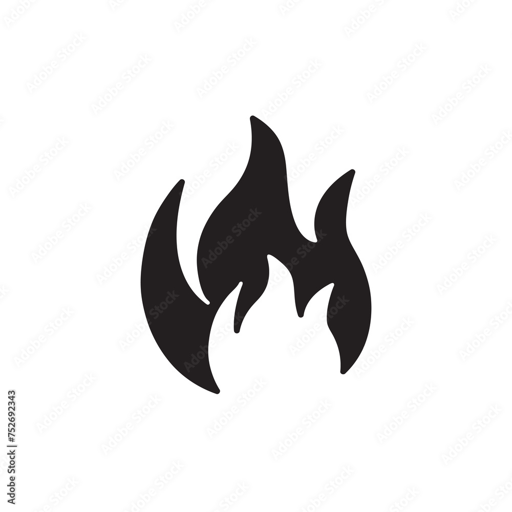 fire vector flat simple illustration on white background..eps fire vector flat simple illustration on white background..eps