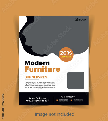 furniture flyer design
