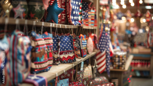A display of creativity and ingenuity as artists and craftspeople showcase their handmade Independence Daythemed goods adding a personal touch to the holiday celebrations.