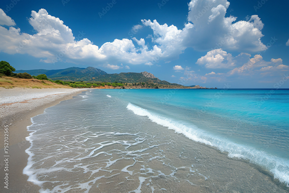 Obraz premium A geographical picture of beautiful wide beaches