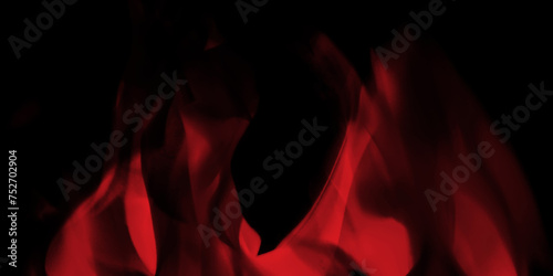 Modern Red smoke on black background. collection swirling movement of red smoke group. Abstract red smoke flames transparent texture. fire design and darkness concept. Pink fire flame for nature .