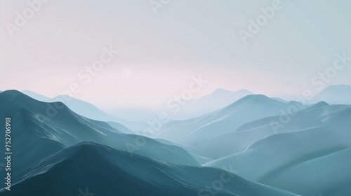Subdued 4K HD design with a minimalist approach, showcasing gentle gradients and simple shapes for a calming and elegant desktop background.