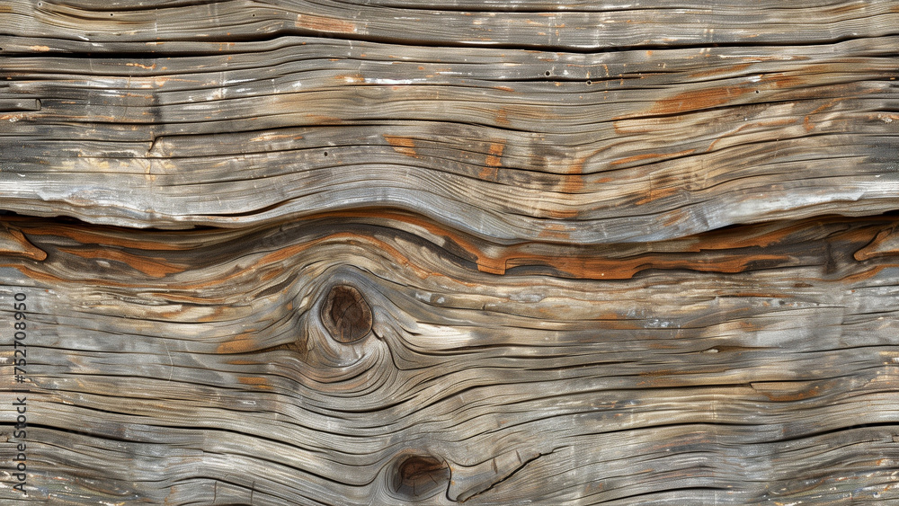 Fototapeta premium a close up of a wood panel with a wavy pattern 