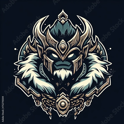 Wallpaper Mural Spiritual Mythical Figure in Detailed Fantasy Illustration Torontodigital.ca