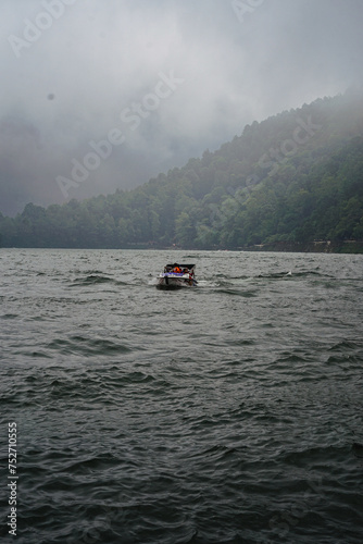 boat on the lake