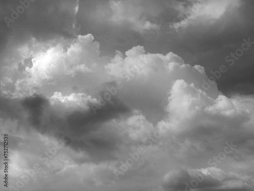 dark clouds in the sky