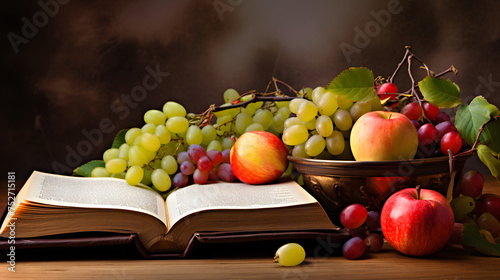 Fototapeta Naklejka Na Ścianę i Meble -  Fruits of the spirit symbolism