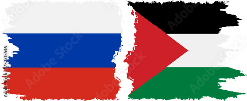 Palestine and Russia grunge flags connection vector Free Download Palestine and Russia grunge flags connection vector - GFXLoad