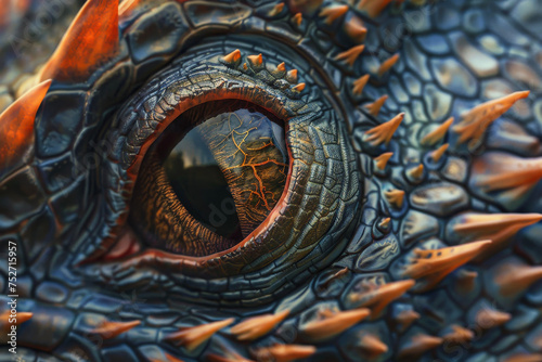 A dragon eye, membrane stretched taut. Veins crisscross, and the ear swivels, attuned to every sound.