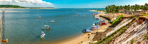 Praia do Gunga is among the most beautiful beaches in Brazil, it is a true postcard of Alagoas, located just 35 minutes from the capital, it tops the list of the most popular destinations in the north photo