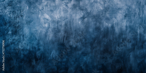 Abstract paint background. Deep blue, teal, and white color with liquid fluid texture.  Luxury concept banner for mobile or web graphic with copy space by Vita