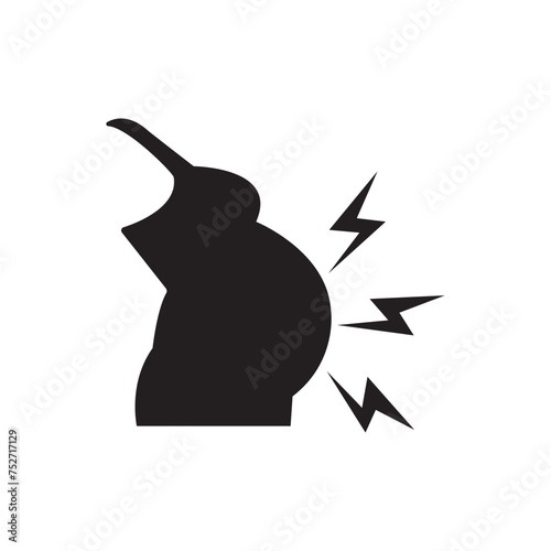 Pregnancy pain icon