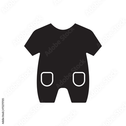 Baby clothe icon