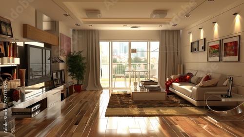 Maximizing small spaces with laminate flooring in apartments.