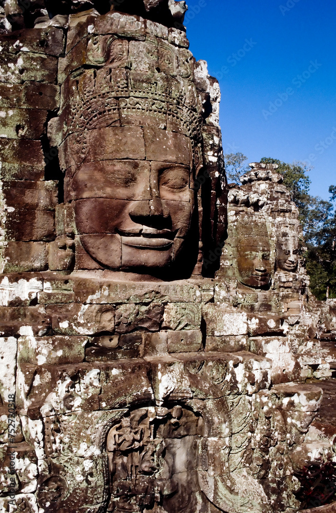 Angkor Thom Bayon Temple Siem Reap Cambodia