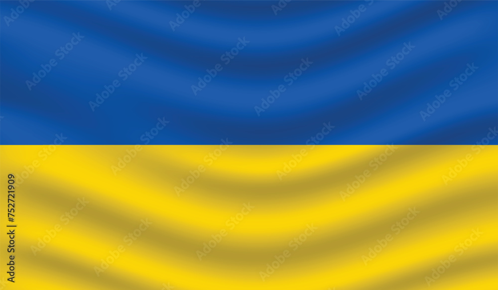 Flat Illustration of Ukraine flag. Ukraine national flag design. Ukraine Wave flag.
Flat Illustration of Ukraine flag. Ukraine national flag design. Ukraine Wave flag.