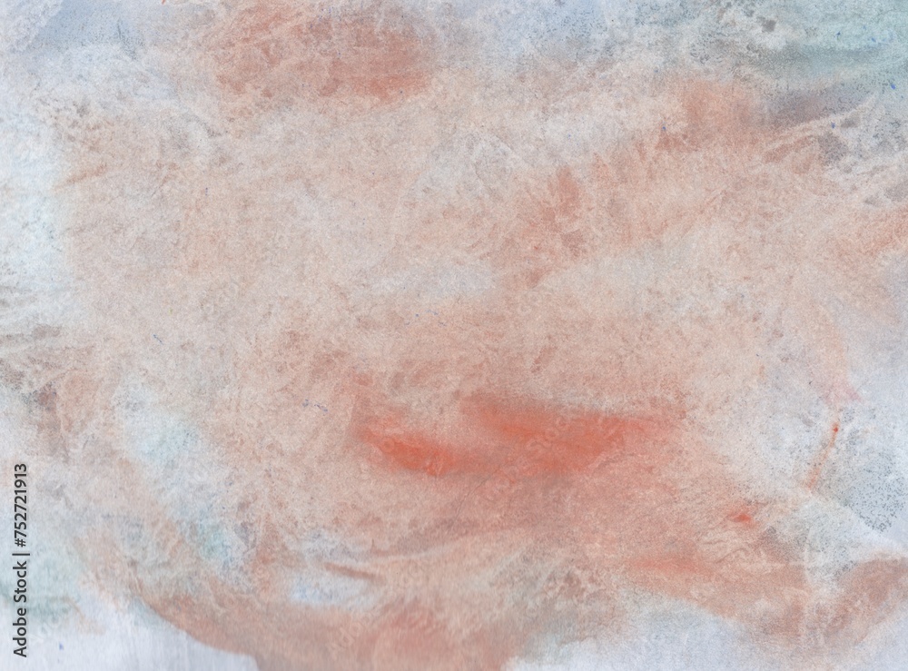 Fototapeta premium Abstract art background. Watercolours on paper. Rough brushstrokes of paint.