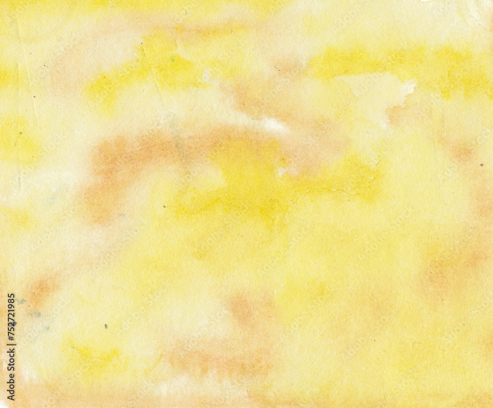 Obraz premium Abstract art background. Watercolours on paper. Rough brushstrokes of paint.