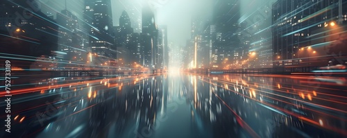 A futuristic depiction of New York City in the near future. Concept Futuristic Cityscape, New York City, Near Future Technology, Urban Innovation, Advanced Architecture © Ян Заболотний