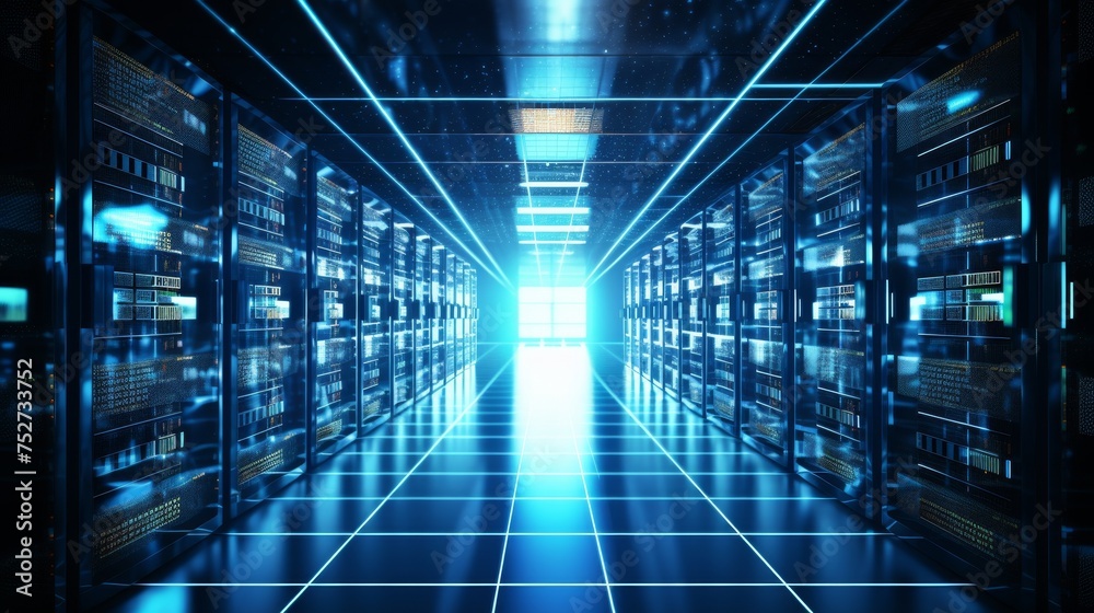 Data center and network devices in high performance operation Data center and network devices in high performance operation
