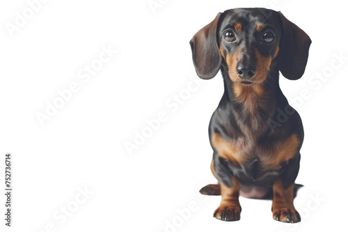 Brown Dachshund Isolated On Transparent Background