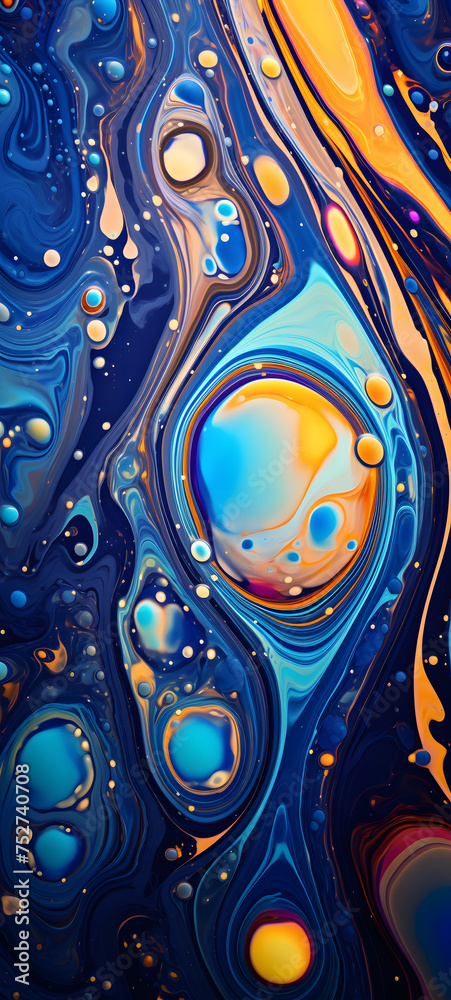 Naklejka premium water lapis surabaya with lots of topping, art wallpaper 9:20, ai generative