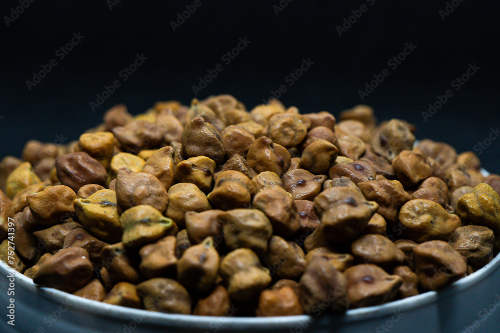 Nutrient Rich Beauty Black Garbanzo Beans in Detail Nutrient Rich Beauty Black Garbanzo Beans in Detail