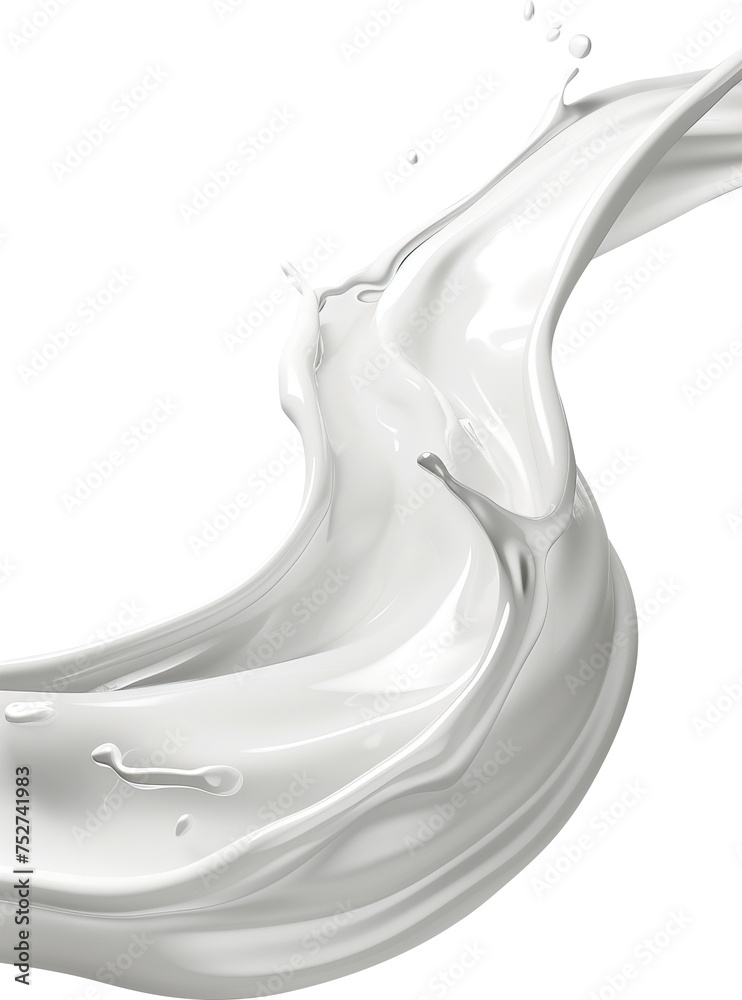 Splashing milk isolated on transparent background. PNG Splashing milk isolated on transparent background. PNG