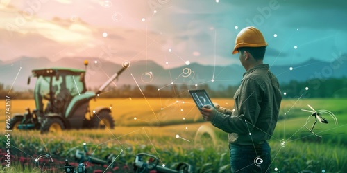 Advancements in Artificial Intelligence and Machine Learning are transforming to agriculture farming © CYBERUSS