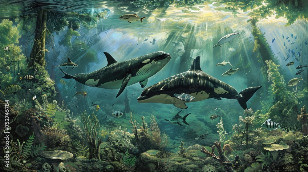 Obraz premium Preserving Natures Treasures: Conservation for Future Generations