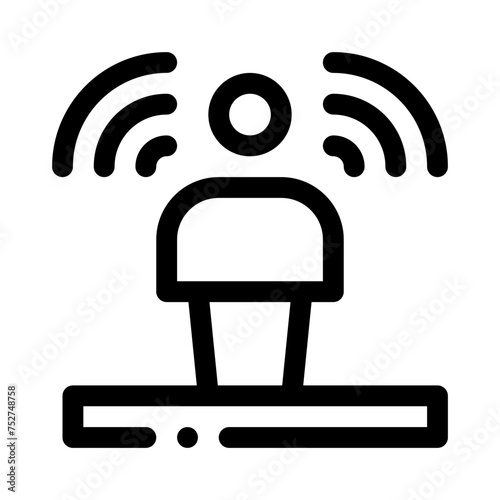 sensitivity line icon