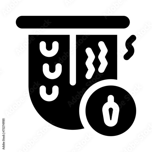spicy glyph icon