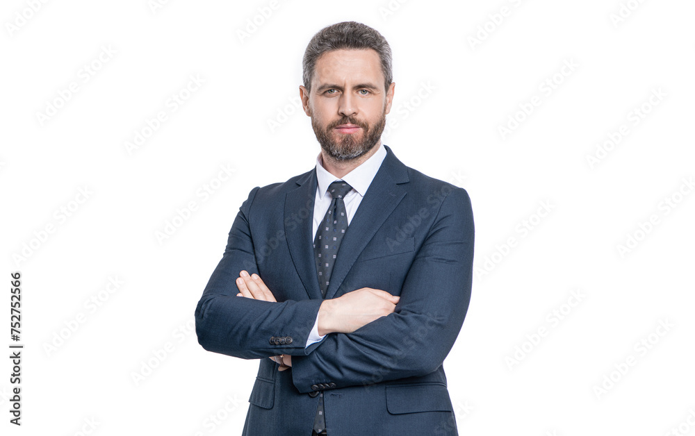 Business success. Successful CEO in suit. Confident entrepreneur. Business leadership. Man professional Hispanic CEO expressing success. Businessman isolated on white. Employee development Business success. Successful CEO in suit. Confident entrepreneur. Business leadership. Man professional Hispanic CEO expressing success. Businessman isolated on white. Employee development
