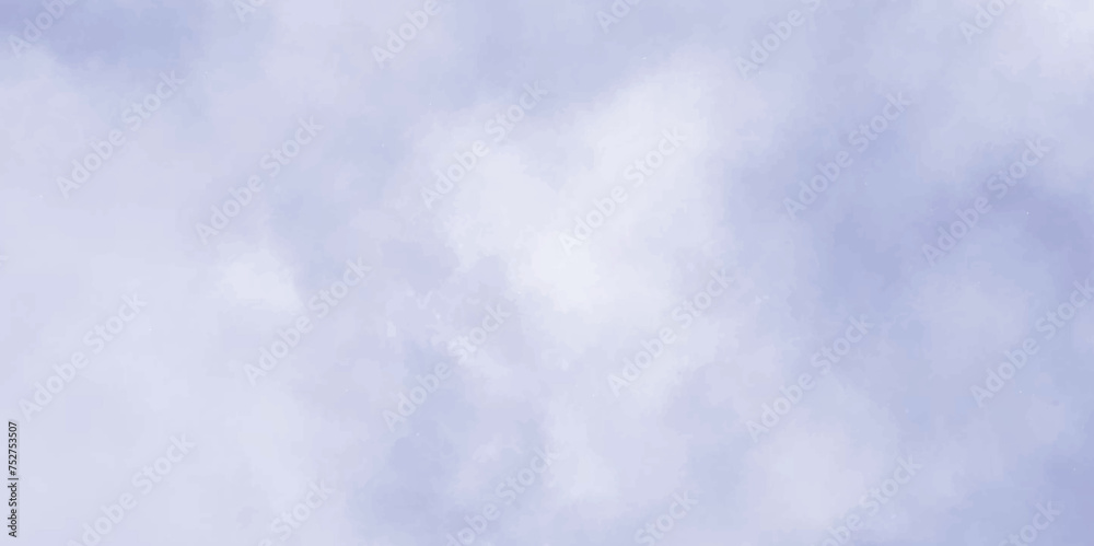 Blue sky with white cloud and cloudy stains, grunge light ocean blue shades watercolor background clouds texture backdrop, blue watercolor cloudy sky concept watercolor texture background.