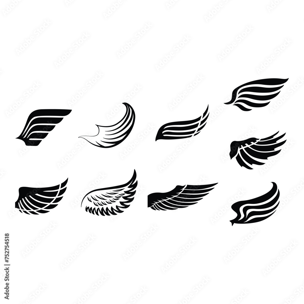Obraz premium Eagle icon vector - illustration
