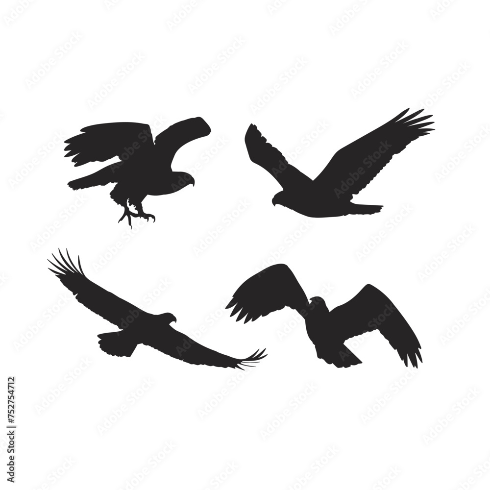 Obraz premium Eagle icon vector - illustration