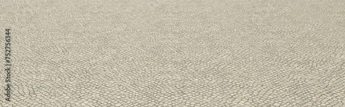 Perspective block pavement or herringbone brick tile floor walkway. Perspective concrete block pavement. City sidewalk block or the pattern of stone block paving. 