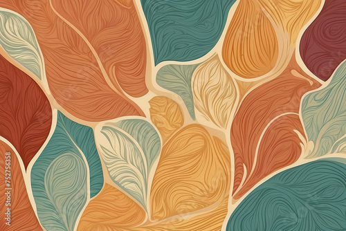 Abstract organic pattern design background 