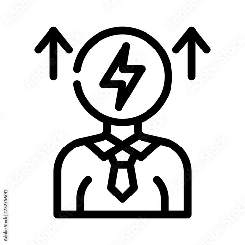 motivation line icon