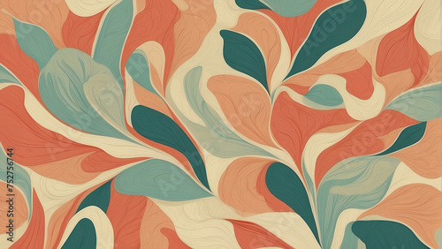 Abstract organic pattern design background 